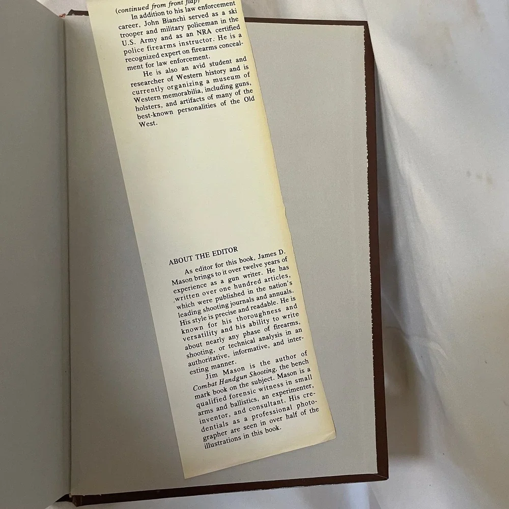Blue‎ Steel & Gunleather by John Bianchi SIGNED Hardcover 1978 1st Ed. No DJ